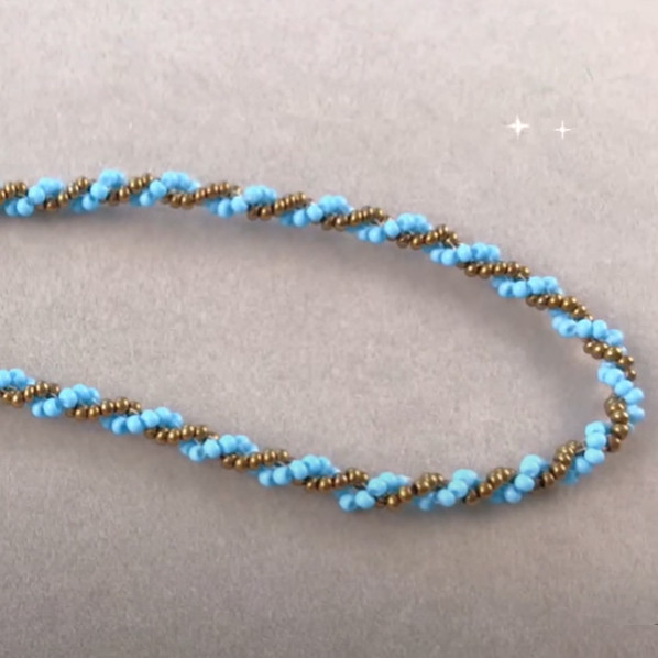 ⚜️Easy Technique Spiral Chain, Multi-purpose Seed Bead Chain