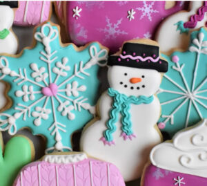 cute christmas cookies icing decorate