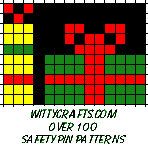 presents safety pin pattern