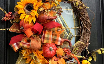 fall wreath craft project