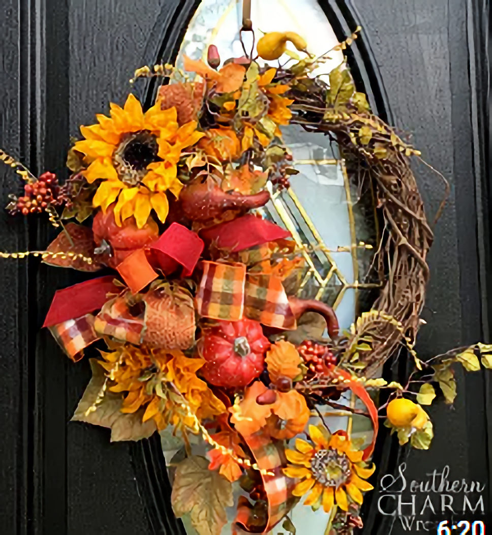 fall wreath craft project