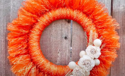 fall sparkle wreath to make