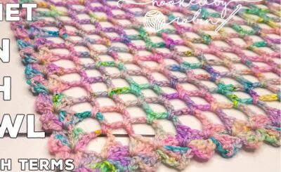 free summer shawl crochet project pattern